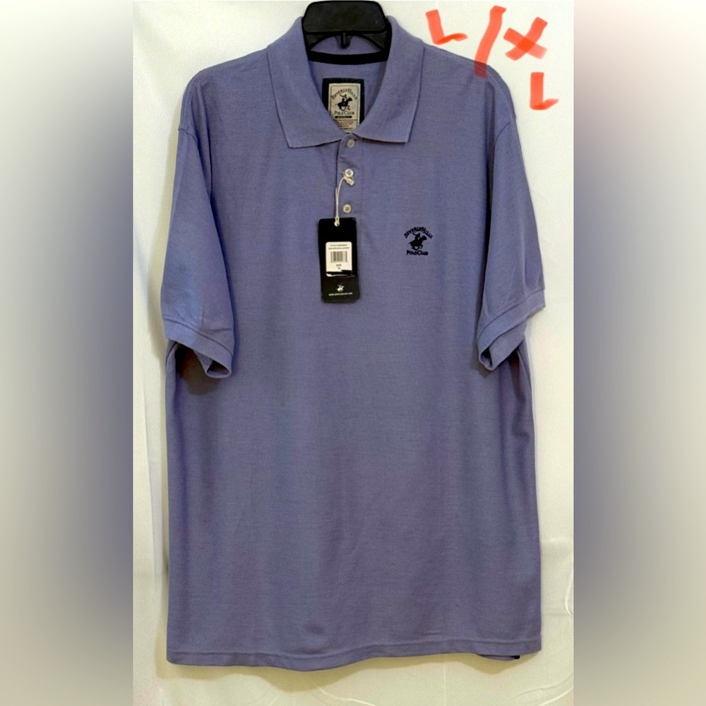 Beverly Hills Polo Club Purple Polo Classic Cotton Blend